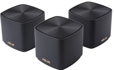 ASUS ZenWiFi AX Mini Black (XD4) mesh-router (3-pakning)