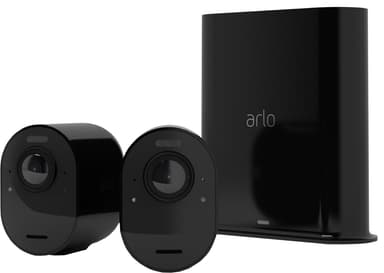 Arlo Ultra 2 4K trådløst sikkerhetskamerasystem 2-pakning (sort)