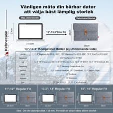 Kebnecase Sweden/13'' Stilig nordisk
design
laptop ermet
/ bærbar etui