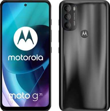 Motorola Moto G71 5G smarttelefon 6/128GB (iron black)