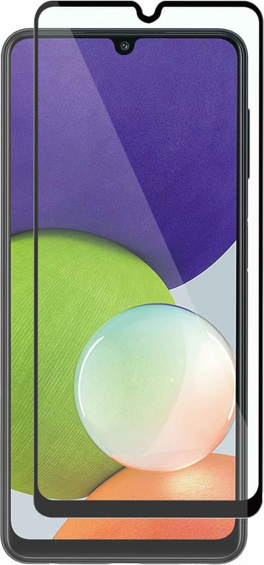 Panzer Full-Fit Samsung Galaxy A22 4G skjermbeskytter (sort)