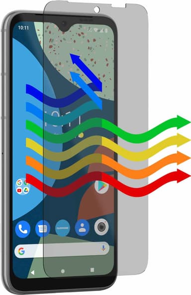 Fairphone 4 skjermbeskytter med filter mot blålys