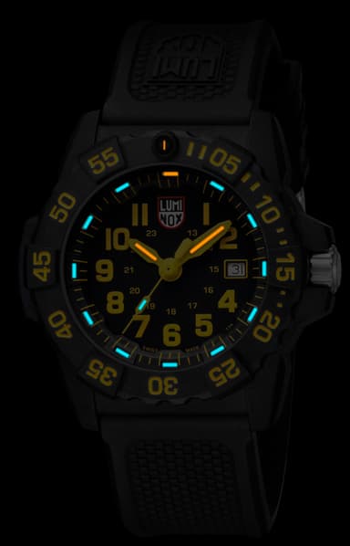 Luminox navy seal klokke 3505 45mm gummi rem