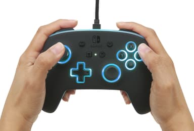 PowerA Enhanced Spectra kablet kontroller til Nintendo Switch (sort)