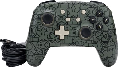 PowerA Enhanced kablet kontroller til Nintendo Switch (grå)