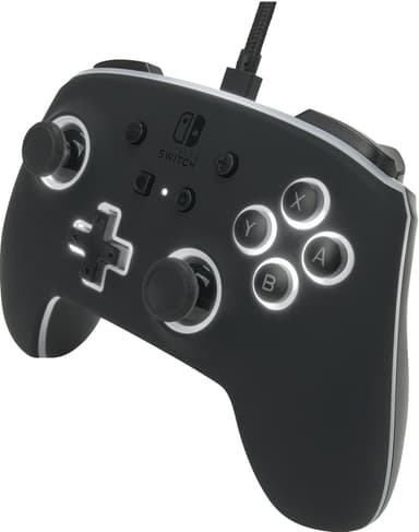 PowerA Enhanced Spectra kablet kontroller til Nintendo Switch (sort)