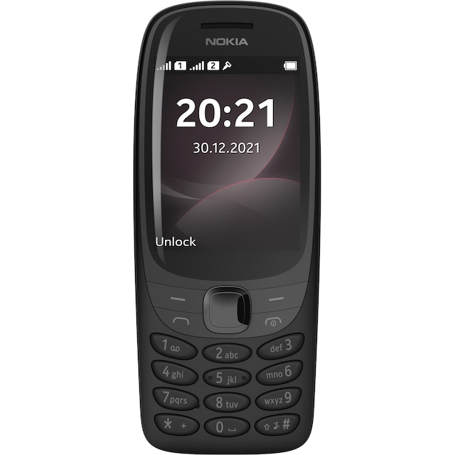 Nokia 6310 mobiltelefon (sort) - 2G