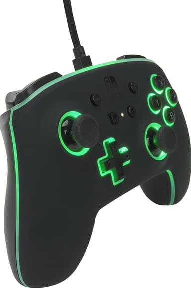 PowerA Enhanced Spectra kablet kontroller til Nintendo Switch (sort)