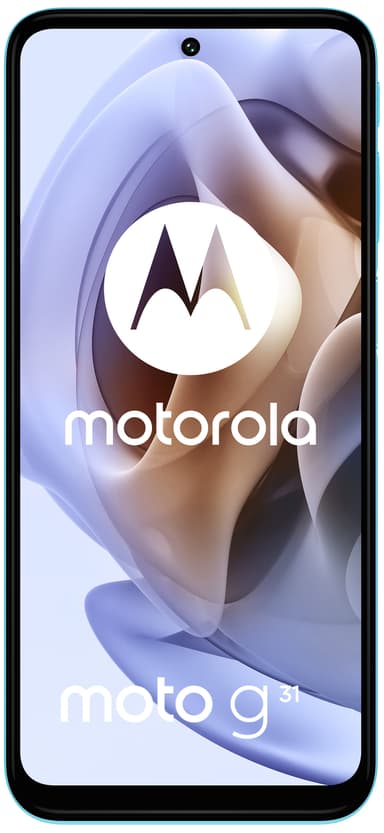 Motorola Moto G31 smarttelefon 4/64GB (baby blue)