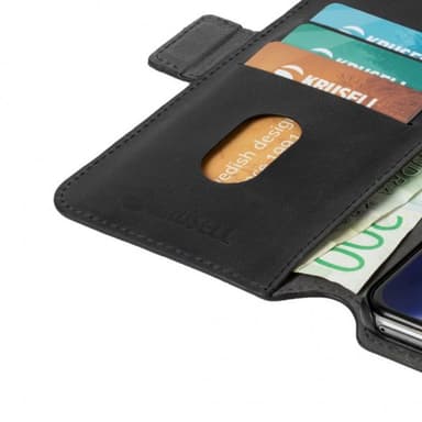 Krusell Xiaomi Mi 11i Etui Leather PhoneWallet Svart