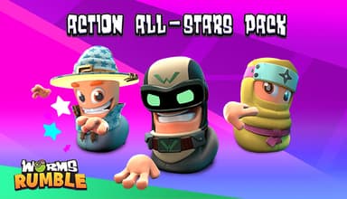 Worms Rumble - Action All-Stars Pack - PC Windows