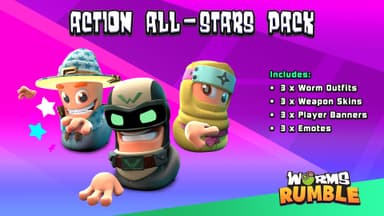 Worms Rumble - Action All-Stars Pack - PC Windows