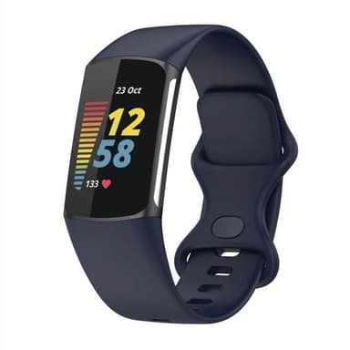Sport armbånd till Fitbit Charge 5 (L) - Midnight Blue