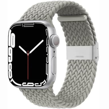 Flettet elastisk armbånd Apple Watch 7 (41mm) - stone