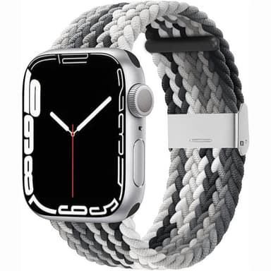 Flettet elastisk armbånd Apple Watch 7 (45mm) - gradientgrey