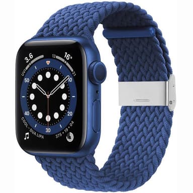 Flettet elastisk armbånd Apple watch 6 (40mm) - Blå