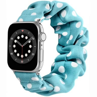 Scrunchie Elastisk armbånd Apple Watch 6 (44mm) - Bluedot