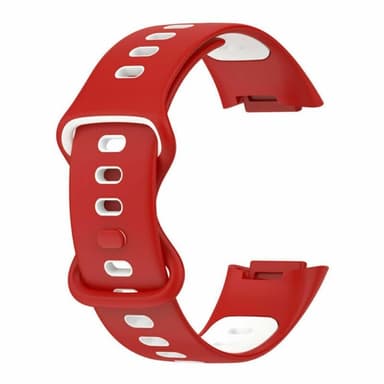 Twin Sport Armband Fitbit Charge 5 - Rød/hvit