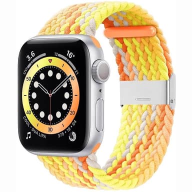 Flettet elastisk armbånd Apple watch 6 (40mm) - gradientorange
