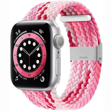 Flettet elastisk armbånd Apple watch 6 (44mm) - gradientred