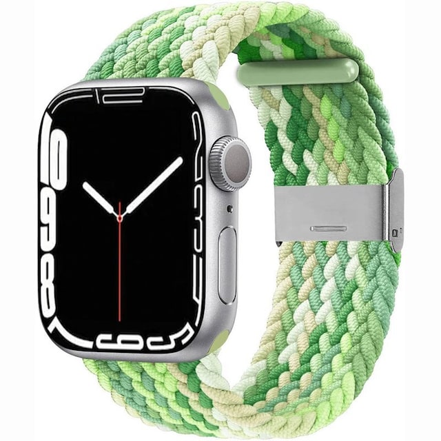 Flettet elastisk armbånd Apple Watch 7 (41mm) - gradientgreen