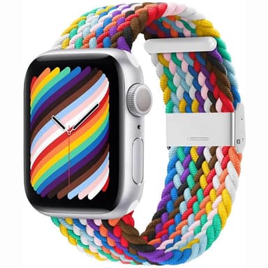 Flettet elastisk armbånd Apple watch 6 (40mm) - pride edition