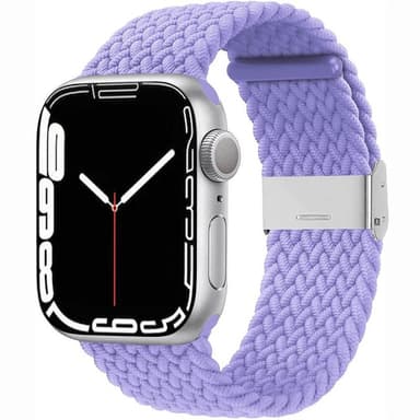 Flettet elastisk armbånd Apple Watch 7 (41mm) - lightpurple