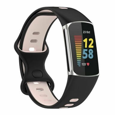 Twin Sport Armband Fitbit Charge 5 - Svart/rosa