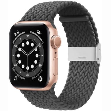 Flettet elastisk armbånd Apple watch 6 (40mm) - skygrey