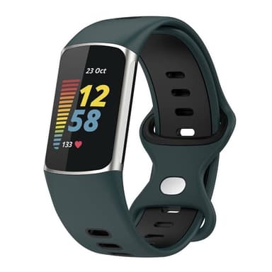 Twin Sport Armband Fitbit Charge 5 - Olivengrønn/svart