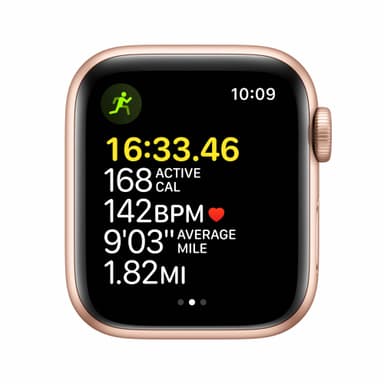 Apple Watch SE 40 mm GPS (gullfarget alu/stjernelys sportsreim)