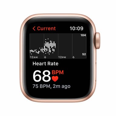 Apple Watch SE 40 mm GPS (gullfarget alu/stjernelys sportsreim)