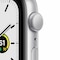 Apple Watch SE 44 mm GPS (sølv alu/antrasittsort sportsreim)