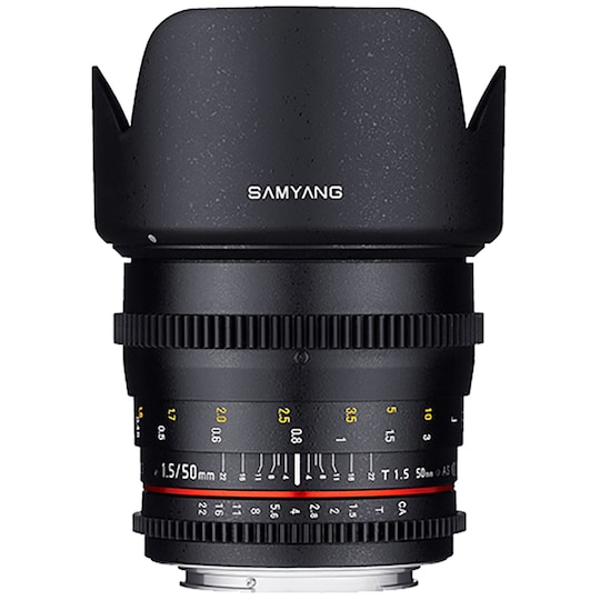 Samyang 50mm T1.5 VDSLR AS UMC objektiv til Sony E