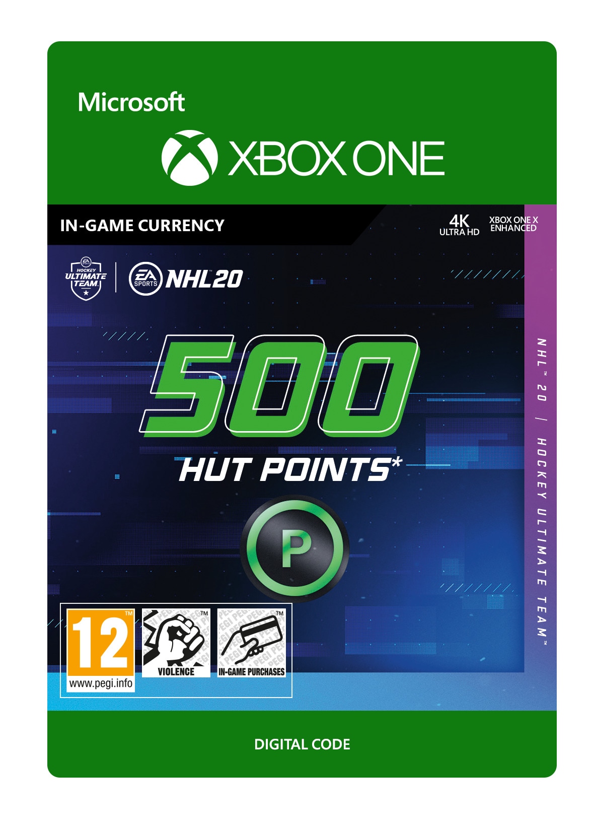 NHL 20 ULTIMATE TEAM NHL POINTS 500 - XBOX One