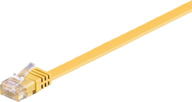 Goobay CAT 6 Flat-patch-kabel, U/UTP, gul
