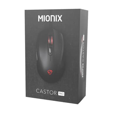 Spillmus Castor Pro Svart