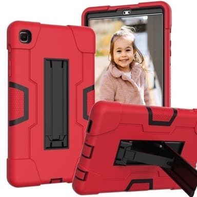 Shockproof Deksel med stativ Samsung Galaxy Tab A7 10.4 (2020) Rød/Sort