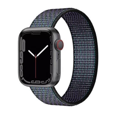 Nylon Armbånd Apple Watch 7 (41mm)-Glowing Grapes