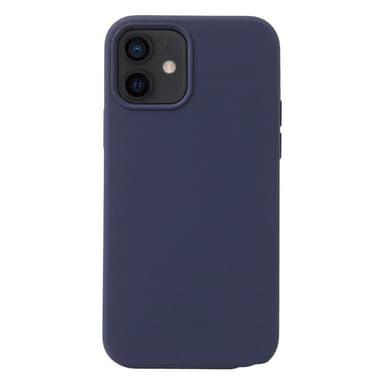 Liquid silikondeksel Apple iPhone 12 Mini - Mørke blå