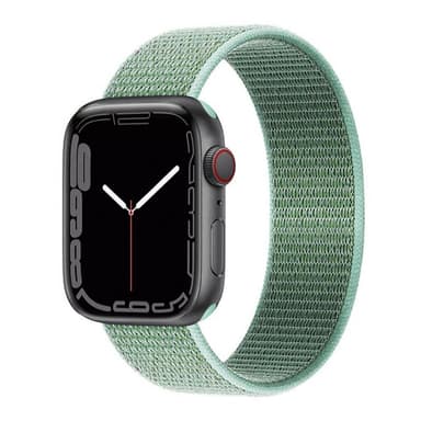 Nylon Armbånd Apple Watch 7 (41mm)-Marine Green