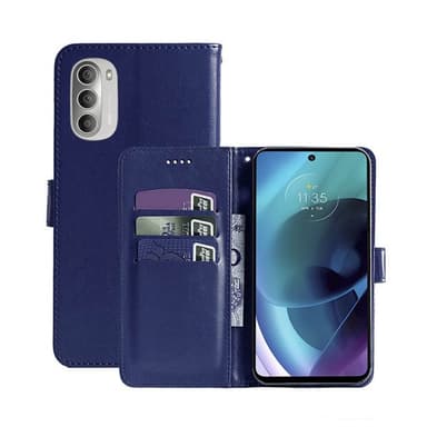 Motorola Moto G71 5G Lommebokdeksel 3-kort  - Mørke blå