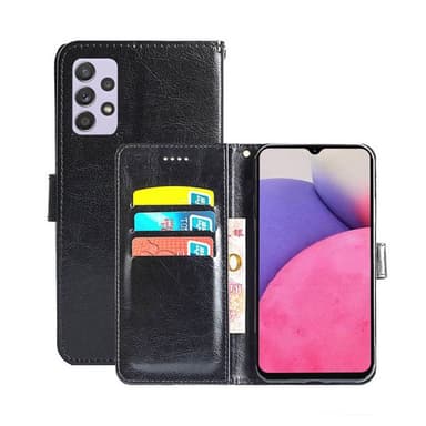 Samsung Galaxy A33 5G Lommebokdeksel 3-kort  - Svart