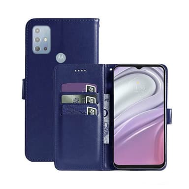 Lommebokdeksel 3-kort Motorola Moto G20  - Mørke blå