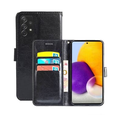 Samsung Galaxy A73 5G Lommebokdeksel 3-kort  - Svart
