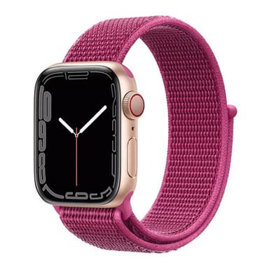 Nylon Armbånd Apple Watch 7 (45mm) -Dragon Fruit