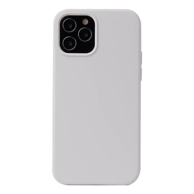 Liquid silikondeksel Apple iPhone 12 Pro Max - Hvit