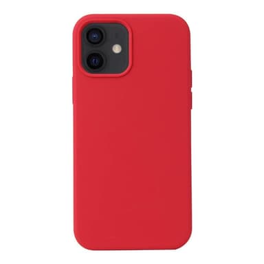 Liquid silikondeksel Apple iPhone 12 - Rød