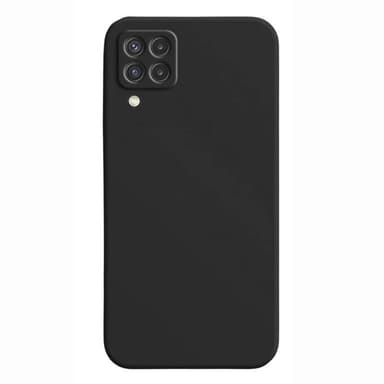 Liquid silikondeksel Samsung Galaxy A22 4G - Svart