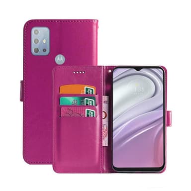Lommebokdeksel 3-kort Motorola Moto G20  - Rosa